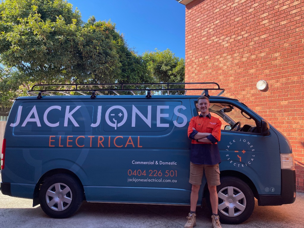 Jack Jones Electrical Branded Van