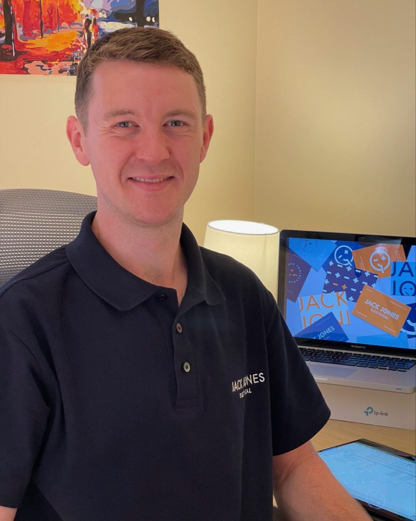 Jack Jones in the office